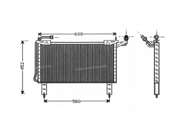 Serpentin Condensador OEM  | MHD7390BA | 35074 - 817786 - JR5017