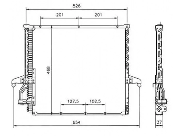 Echangeur Condenseur OEM  | 64538390271 | 35006 - 53930 - BW5180