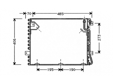 Serpentin Condensador OEM  | 64531376470 - 64531468401 |