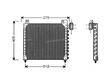 Exchanger Condenser OEM  | 4462258 | 54315 - CR5016