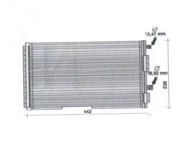 Exchanger Condenser OEM  | 7781118 | 30311284 - CO08405 - FT5238