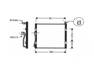 Exchanger Condenser OEM  | 80110SR1A22 | 35266 - 7402511 - 8FC351037071 - HD5090 - TSP0225279