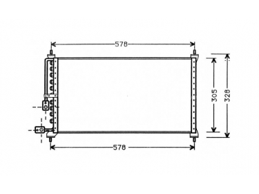 Exchanger Condenser OEM  | 80110SS0A11 - 80110SS0A12 | 35265 - 53913 - HD5083 - TSP0225281