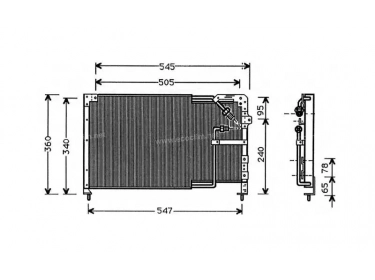 Echangeur Condenseur OEM  | BR2061480 |