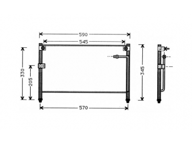 Echangeur Condenseur OEM  | GA5R61480A |