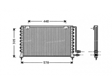 Exchanger Condenser OEM  | EA0161480A | MZ5108