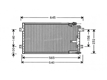 Warmtewisselaar Condensor OEM  | NA7561480 | MZ5109