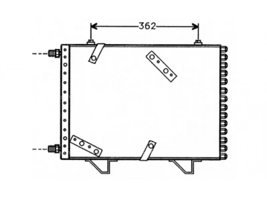 Warmtewisselaar Condensor OEM  | 645390 - 645771 | 53742 - 816642