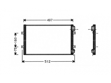 Exchanger Condenser OEM  | JRB100340 | 8FC351036271 - AU5142 - TSP0225091