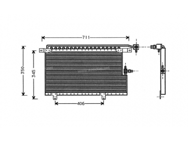 Exchanger Condenser OEM  | 4A0260403A | 35334 - 53612 - 816970 - 8FC351035571 - AI5115 - TSP0225182