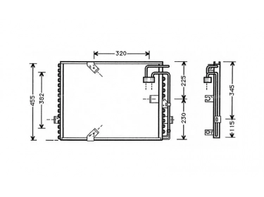 Echangeur Condenseur OEM  | 64531392941 | 35236 - 53625 - 816981 - BW5187