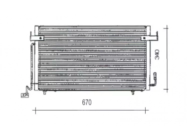 Echangeur Condenseur OEM  | 6455W4 - 6455Y2 | 0803.3004 - 35439 - 53753 - 7402508 - 817042 - CN5166 - CO07051