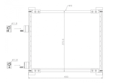 Echangeur Condenseur OEM  | 1056494 - 1061104 - 97KW19710AE | 34-30304 - 35357 - 53666 - 817225 - FD5262