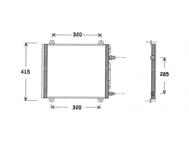 Exchanger Condenser OEM  | 7700428315 | 53787 - 817800 - RT5235