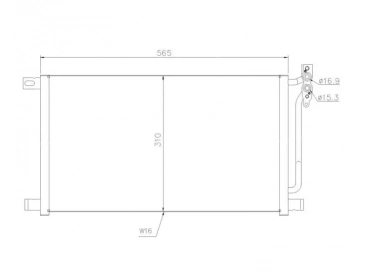 Echangeur Condenseur OEM  | 64538377648 | 35225 - 53629 - 817405 - 94527 - BW5215