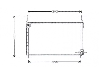 Echangeur Condenseur OEM  | 46406321 - 46754472 | 11.2022 - 35540 - 53645 - 7401549 - CO08404 - FT5204