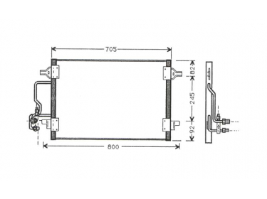 Exchanger Condenser OEM  | 4D0260401A | 35226 - 817778 - AI5175