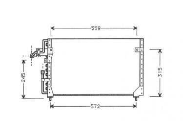 Exchanger Condenser OEM  | 3713311 | 24-31030 - 53908 - FD5233