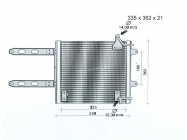 Exchanger Condenser OEM  | 6X0820413A | 35367 - 53824