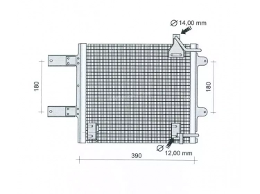 Echangeur Condenseur OEM  | 6X0820413 | 53823