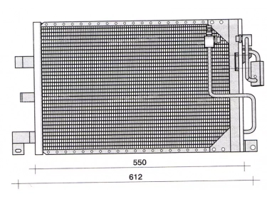 Echangeur Condenseur OEM  | 4634937 | 35230 - 53853 - 817507