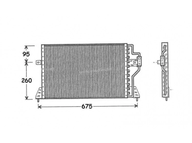 Echangeur Condenseur OEM  | 4638126 | 24-30061 - 35082 - 54329 - 816989 - CR5024