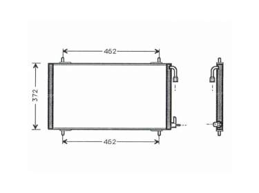 Exchanger Condenser OEM  | 6455X9 - 96375239 | 94392 - PE5191