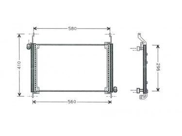 Permutador Condensador OEM  | 46547675 | 35488 - 53138 - FT5127