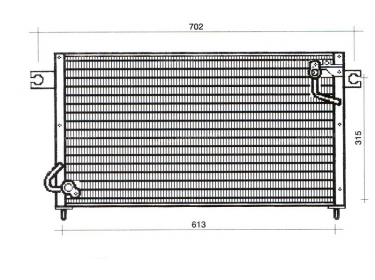 Exchanger Condenser OEM  | MR657376 | 53188