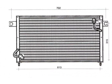 Echangeur Condenseur OEM  | MR657376 | 53188