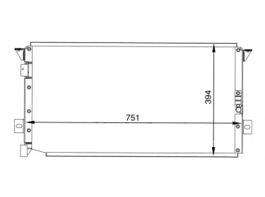 Echangeur Condenseur OEM  | 4662589 - 4809129AA | 53635 - 817073 - CR5037