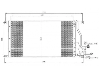 Permutador Condensador OEM  | 6992616 |