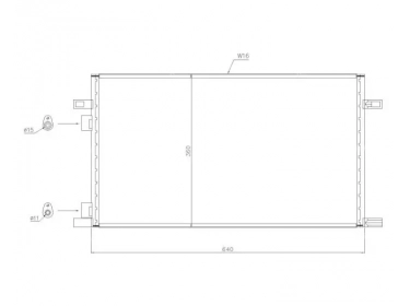 Echangeur Condenseur OEM  | 7701045346 | 35298 - 53321 - 7401044 - RT5253