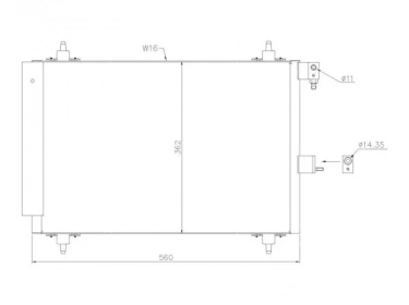 Echangeur Condenseur OEM  | 6455AT - 6455CV - 6455Y9 - 9637416580 | 0803.3009 - 35414 - 53328 - 7005112 - 817508 - 817667 - 8FC351301031 - 94542 - AC323000P - CN5173D - DCN07009 - DCN070090 - DCN070091 - DCN070092 - DCN070093 - DCN070094 - DCN070095 - DCN070096 - DCN070097 - DCN070098 - DCN070099 - TSP0225411