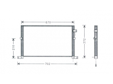 Exchanger Condenser OEM  | 1152429 - 1311098 - 1S7H19710BA | 35525 - 7402543 - 817567 - FD5334