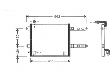 Exchanger Condenser OEM  | 6X0820A11A | VW5178