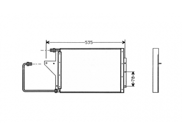 Exchanger Condenser OEM  | 6455T8 | 53747 - 816884 - CN5095