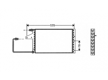 Exchanger Condenser OEM  | 96109484 | 53746 - 7401529 - 816886