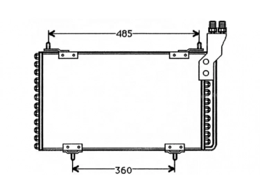 Warmtewisselaar Condensor OEM  | 95639220 | 53750 - 816726