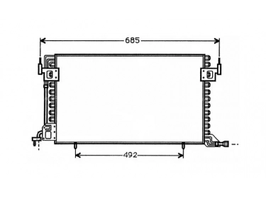 Echangeur Condenseur OEM  | 6455Q9 - 6455R0 - 96189239 | 10943 - 1223201 - 12232010 - 12232011 - 12232012 - 12232013 - 12232014 - 12232015 - 12232016 - 12232017 - 12232018 - 12232019 - 35260 - 53735 - 7003885 - 816888 - CN5100