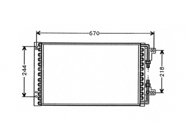 Exchanger Condenser OEM  | 82409696 | 53649 - 816681 - FT5157