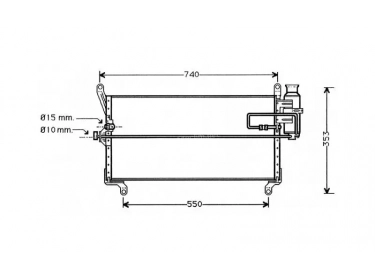 Permutador Condensador OEM  | 7755110 | 11.2005 - 1223455 - 12234550 - 12234551 - 12234552 - 12234553 - 12234554 - 12234555 - 12234556 - 12234557 - 12234558 - 12234559 - 35255 - 53653 - FT5168