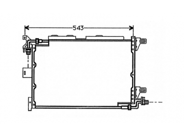 Exchanger Condenser OEM  | 6455P2 | 11.3019 - 35812 - 53729 - 816727 - PE5168