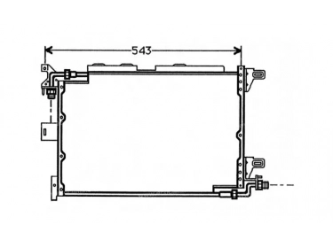 Echangeur Condenseur OEM  | 6455P2 | 11.3019 - 35812 - 53729 - 816727 - PE5168