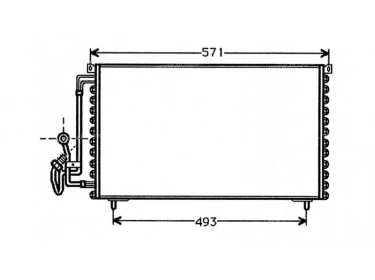 Permutador Condensador OEM  | 6453C7 - 6453W5 | 35100 - 7401475 - 816637 - PE5155