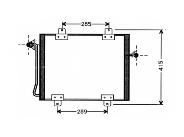 Exchanger Condenser OEM  | 7700272466 | 53756 - 816861 - RT5176