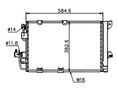 Exchanger Condenser OEM  | 1850073 | 35416 - 7402319 - OL5326