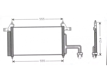 Echangeur Condenseur OEM  | 46745840 | 35495 - FT5253D