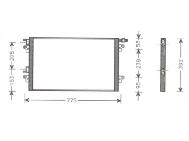 Echangeur Condenseur OEM  | 8200008763 - 8200152728 | 35447 - 7401577 - 817568 - RT5280