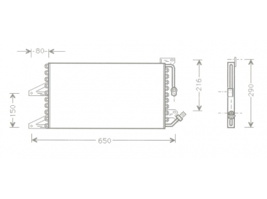 Exchanger Condenser OEM  | 46479313 | 35335 - 53131 - 817411 - FT5205